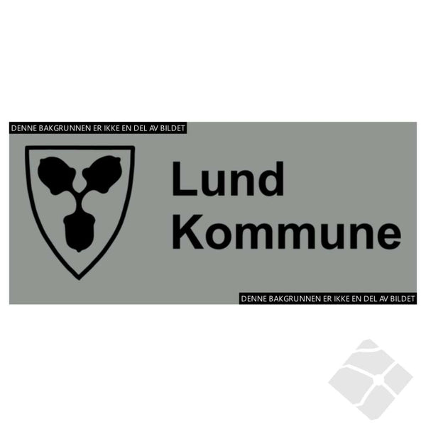 Lund kommune, rygg, sort