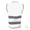 Trenings/refleksvest Flen, hvit - 20 stk