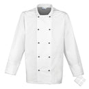 Chef`s jakke m/lang arm