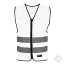 Trenings/refleksvest Flen, hvit - 20 stk