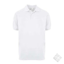 GOTS organic - stretch polo, hvit