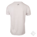 25 stk Sport t-skjorte m/bryst & rygglogo, hvit