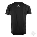 25 stk Sport T-skjorte m/bryst & rygglogo, sort