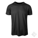 25 stk Sport T-skjorte m/bryst & rygglogo, sort