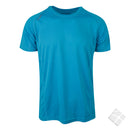 25 stk Sport T-skjorte m/bryst & rygglogo, turkis
