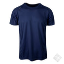 25 stk Sport T-skjorte m/bryst & rygglogo, marine