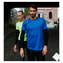 25 stk Sport T-skjorte m/bryst & rygglogo, kornblå