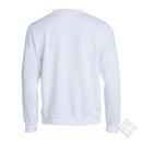 Bacic genser m/rund hals, hvit