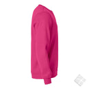 Basic genser m/rund hals, cherise