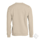 Bacic genser m/rund hals, light kahki