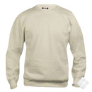 Bacic genser m/rund hals, light kahki