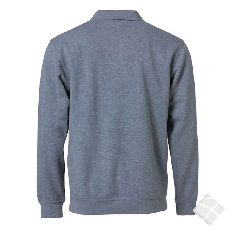 Polo genser basic, grey