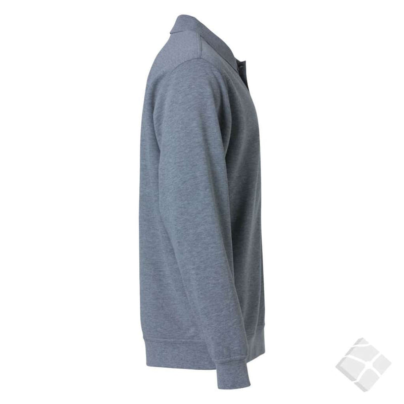 Polo genser basic, grey