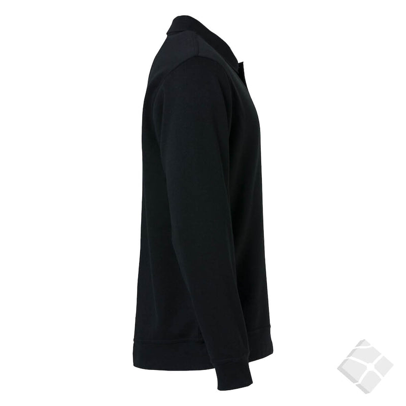 Polo genser basic, sort