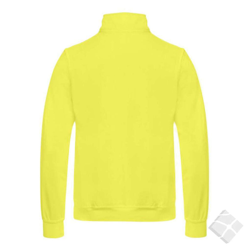 Sweatshirt cardigan, yellow