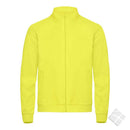 Sweatshirt cardigan, yellow