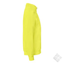 Sweatshirt cardigan, yellow