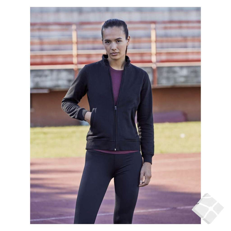 Sweatshirt cardigan, yellow