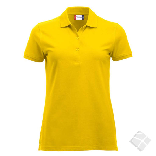 Poloskjorte Marion S/S, lemon gul