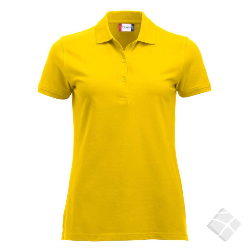 Poloskjorte Marion S/S, lemon gul