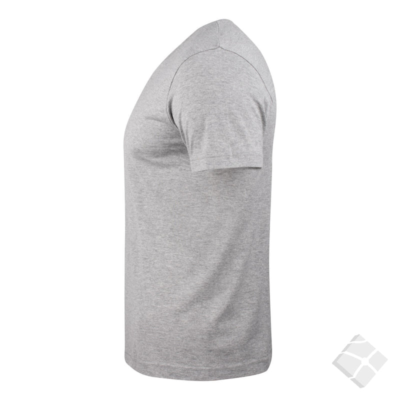T-skjorte Basic V-neck, grå