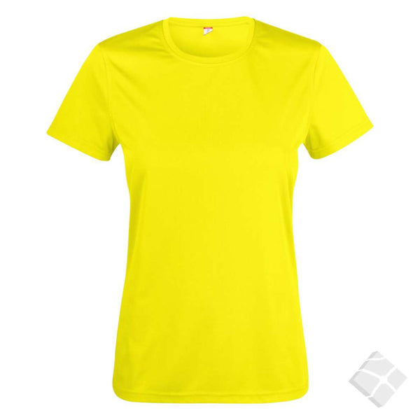 Active T-skjorte basic W, gul