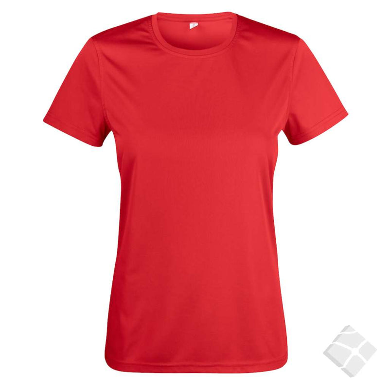 Active T-skjorte basic W, rød