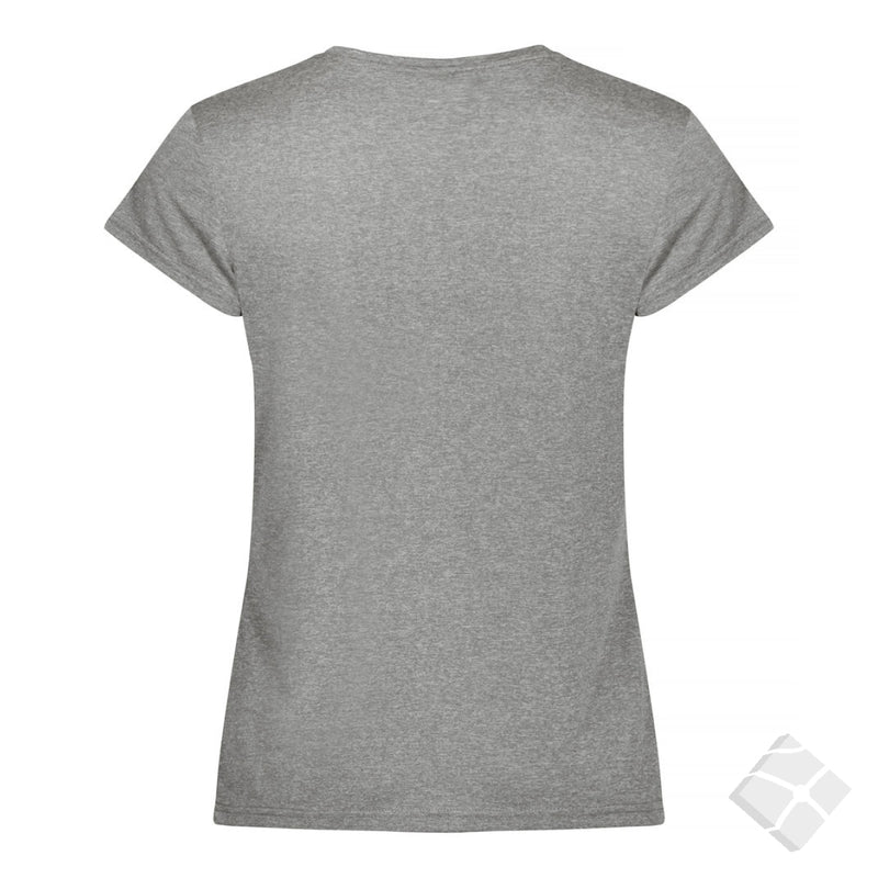 Active T-skjorte basic W, grey melange