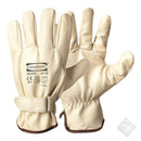 Skinn hanske, oksehud