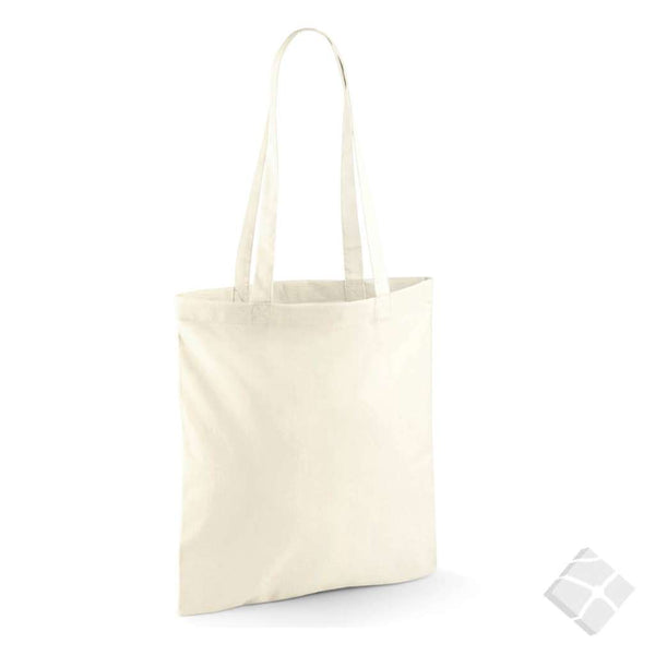 Handlenett "Bag for life" m/trykk, natur