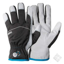 Arbeidshansker lettfòret, grå/hvit