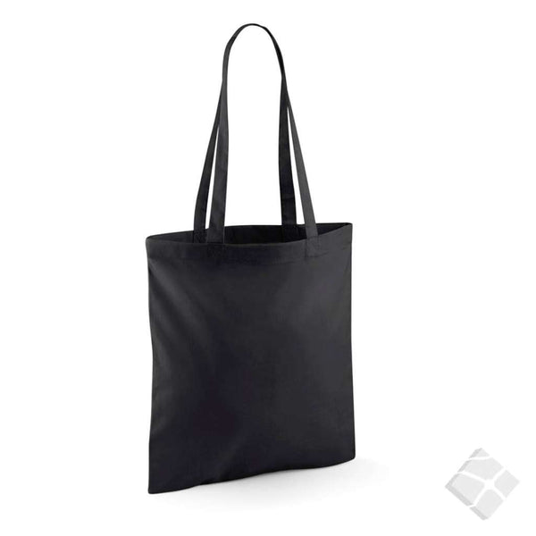 Handlenett "Bag for life" m/trykk, black