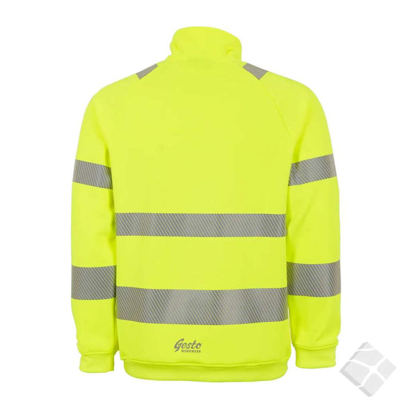 Genser m/Zip og refleks KL. 3