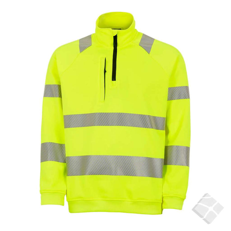 Genser m/Zip og refleks KL. 3