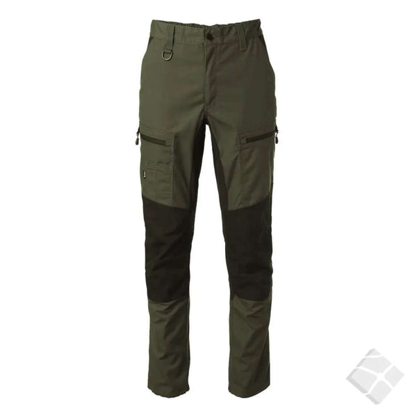Allround bukse Explore i stretch, grønn/sort