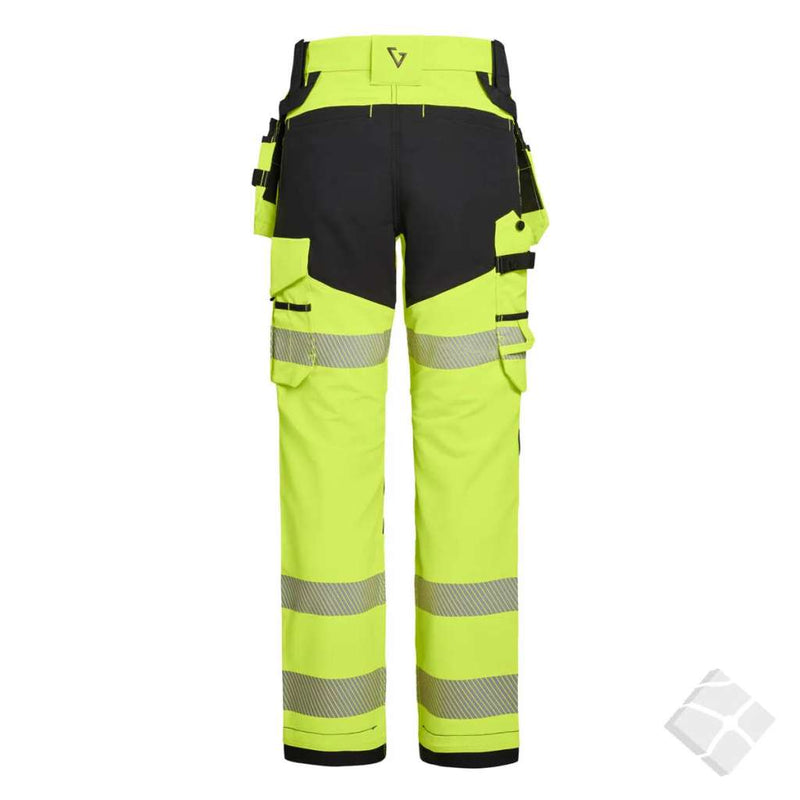 Arbeidsbukse Elevate G532 - HiVis KL.2, safty gul