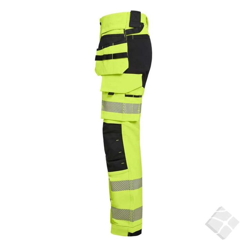 Arbeidsbukse Elevate G532 - HiVis KL.2, safty gul