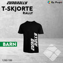 Eurorally t-shirt RALLY til barn, sort