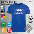 Skole classic t-skjorte, kornblå