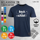 Skole classic t-skjorte, marine