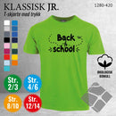Skole classic t-skjorte, lime