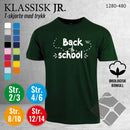 Skole classic t-skjorte, flaskegrønn