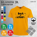 Skole classic t-skjorte, gul