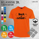 Skole classic t-skjorte, orange