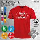 Skole classic t-skjorte, rød
