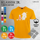 Skole classic t-skjorte, gul
