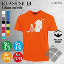 Skole classic t-skjorte, orange