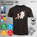 Skole classic t-skjorte, stålgrå