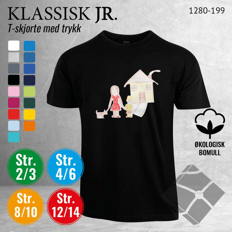 Skole classic t-skjorte, sort