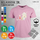 Skole classic t-skjorte, rosa